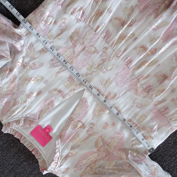 💛VERY HTF Lilly Pulitzer💛 - Sarita Silk Dress - Picture 12 of 14